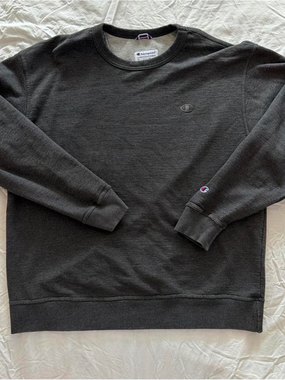Champion Men's Charcoal Crewneck Sweatshirt